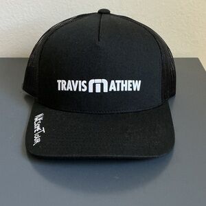 Travis Mathew Black Mesh Cap